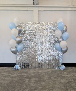 Silver Shimmer Wall - Image 6