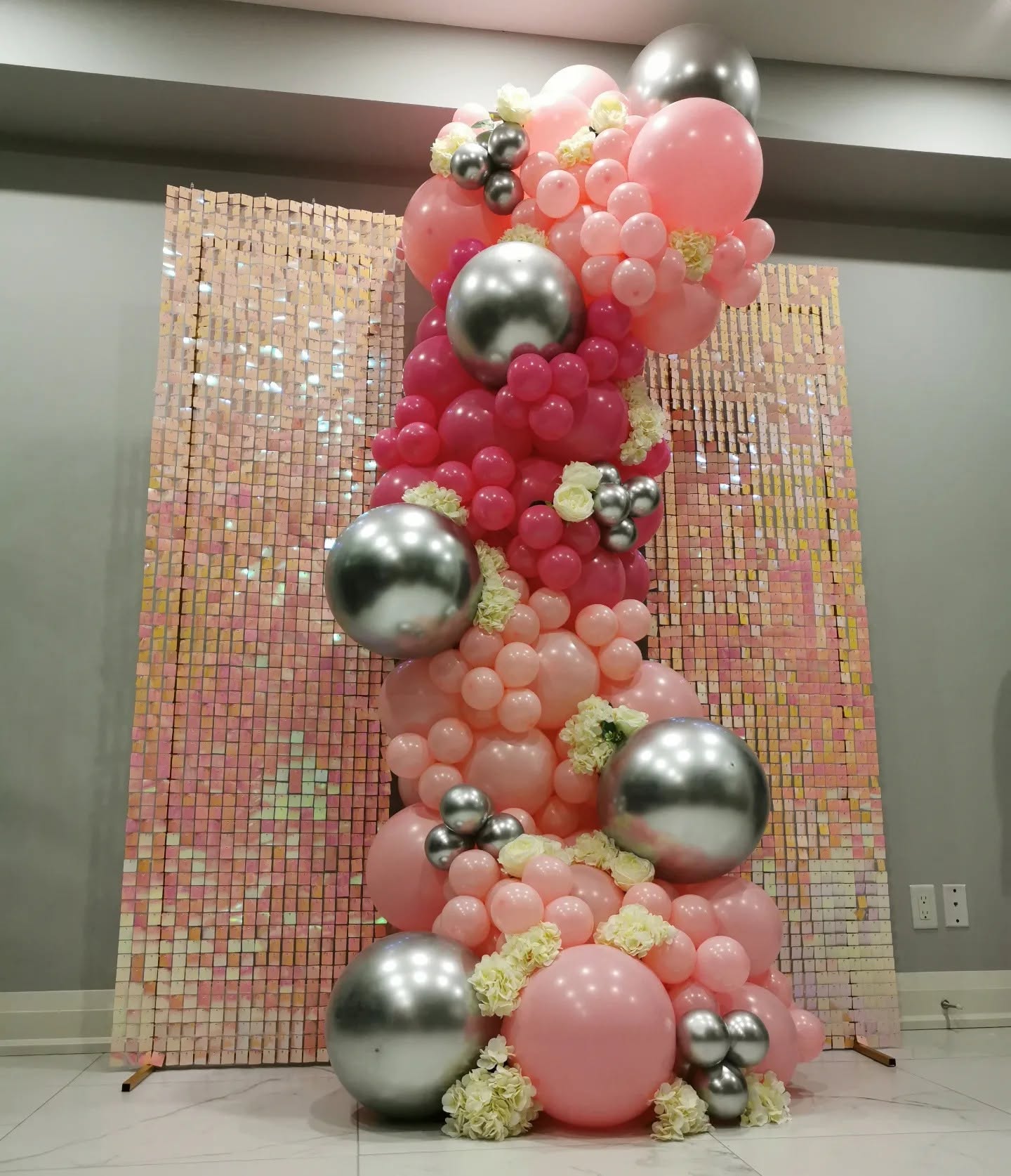 Pink Shimmer Wall - Image 2