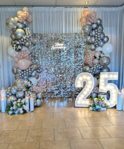 Silver Shimmer Wall - Image 4