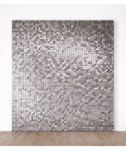 Silver Shimmer Wall