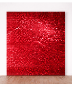 Red Shimmer Wall