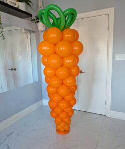 Carrot Pop Balloon Column