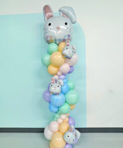 Bunny Bloom Balloon Column