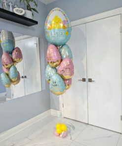 Pastel Egg Foil Helium Bouquet