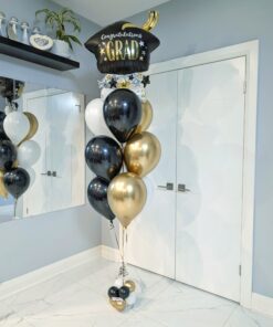 Cap And Gown Luxe Helium Bouquet