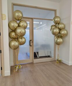 Golden Boardroom Helium Bouquet