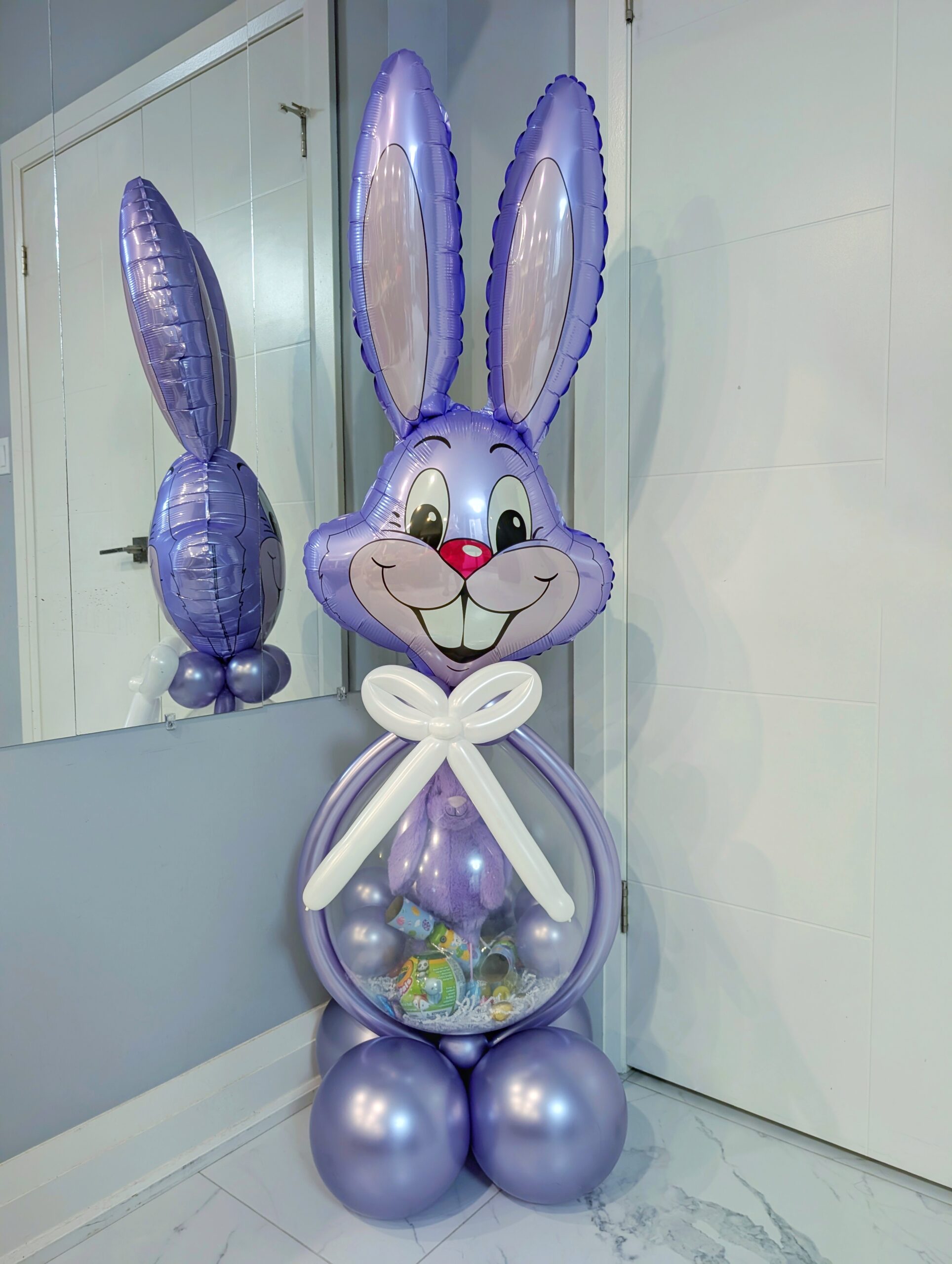 Bunny Pop Surprise Stuffed Balloon - Image 2