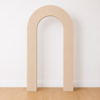 Hollow arch backdrop with a rounded open centre, available painted in the customer’s preferred colour.