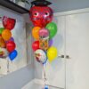 Smart Start Apple Balloon Bouquet with pencil, school foil and colourful latex balloons.